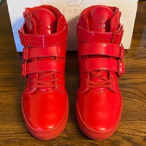 Radii Candy Apple Red Straight Jacket High Tops